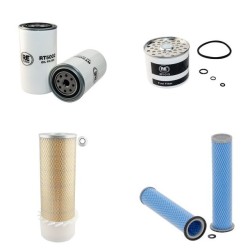 JCB 520 Filter Service Kit Air Oil Fuel Filters with Perkins