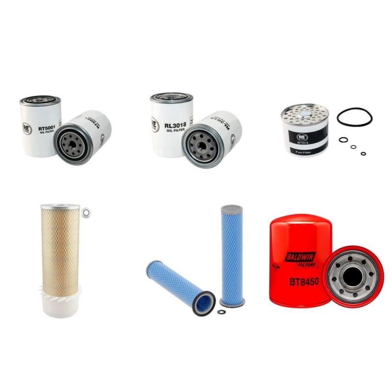 JCB 520 Filter Service Kit w/Perkins LD50143 Eng. SN  272240-