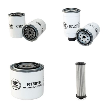 Filter Kit for JCB 520-40 with Perkins 1004.4 Engine Year -2004