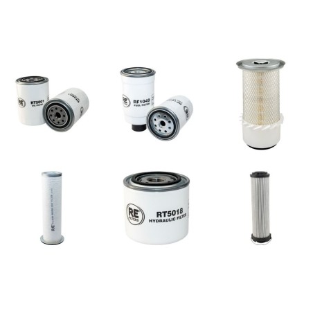 Filter Kit for JCB 520-50 COMPAC with Perkins Engine