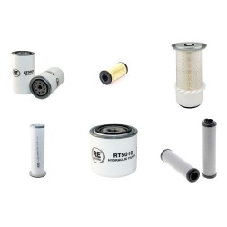 Filter Kit for JCB 520-50SLP with Perkins 5PKXL04.4RE1 Engine Year 2005-
