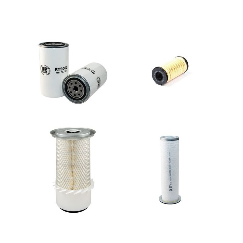Filter Kit for JCB 520-50SLP with Perkins 5PKXL04.4RE1 Engine Year 2005-