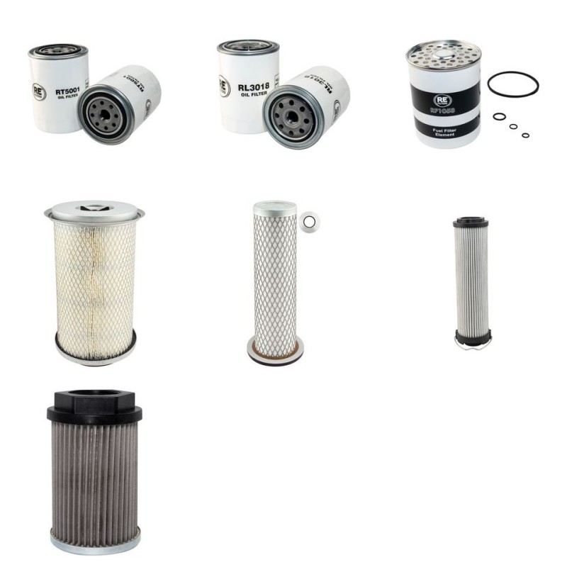 JCB 520-55 FS Filter Service Kit w/Perkins  Eng. SN  277001-