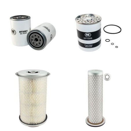 Filter Kit for JCB 520-55FS Air Oil Fuel Filters with Perkins Engine Serial No 277001-