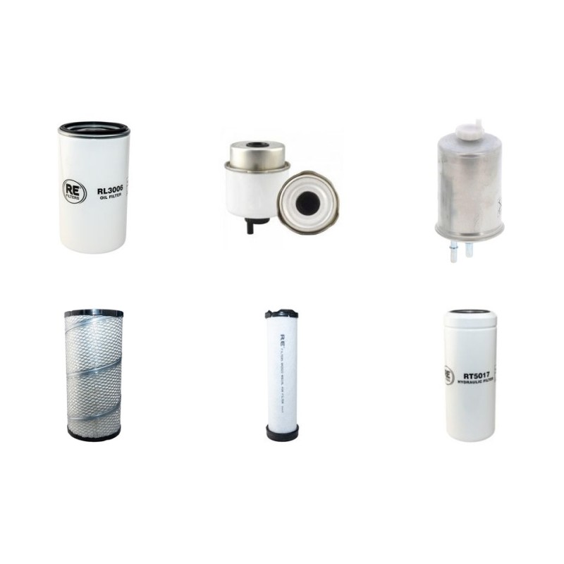 Filter Kit for JCB 524/50 with 444N2 Engine Telehandler 2008-