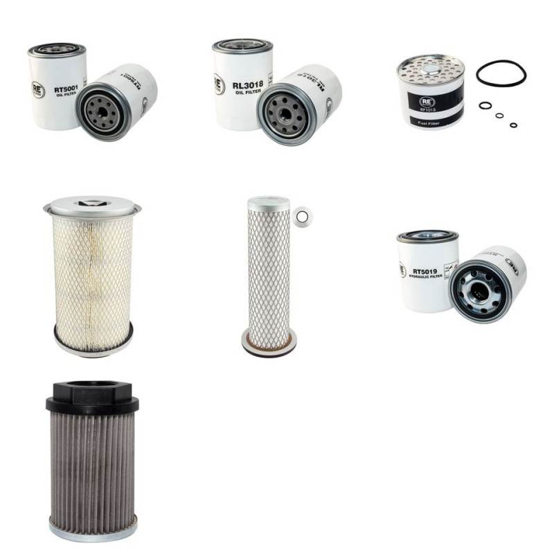 Filter Kit for JCB 525 with Perkins AA50261/AB50260 Engine Serial No 561011-