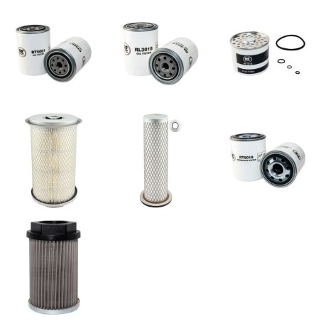JCB 525 Filter Service Kit w/Perkins AA50261/AB50260 Eng. SN  561011-