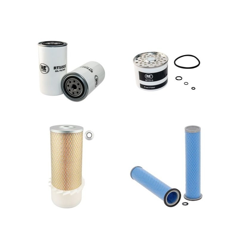 Filter Kit for JCB 525B Air Oil Fuel Filters with Perkins LD50176 Engine Serial No 272240-272239