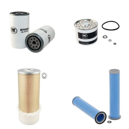 Filter Kit for JCB 525B Air Oil Fuel Filters with Perkins LD50176 Engine Serial No 272240-272239