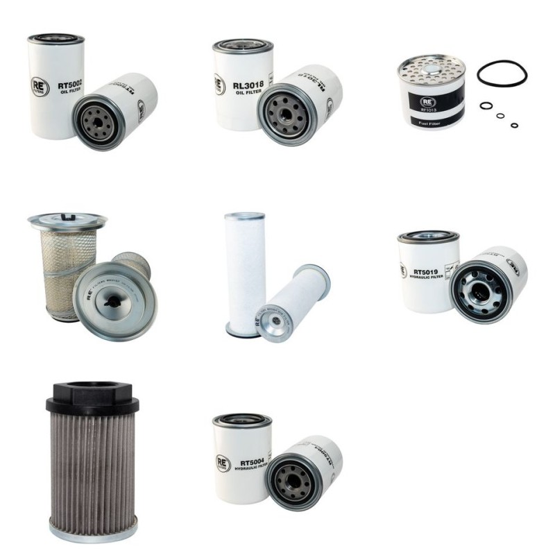 Filter Kit for JCB 525-67 with Perkins Turbo AB50304 Engine Serial No 561011-567216