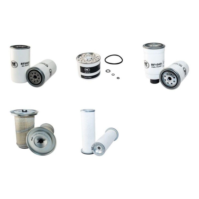 Filter Kit for JCB 527-67 Turbo - Air, Oil, Fuel Filters