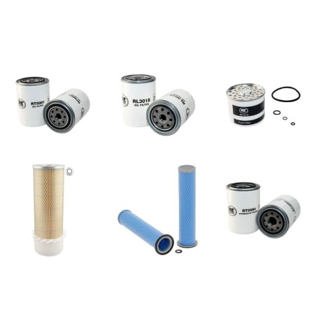 Filter Kit for JCB 530B with Perkins LD50143 Engine Serial No 2772240-