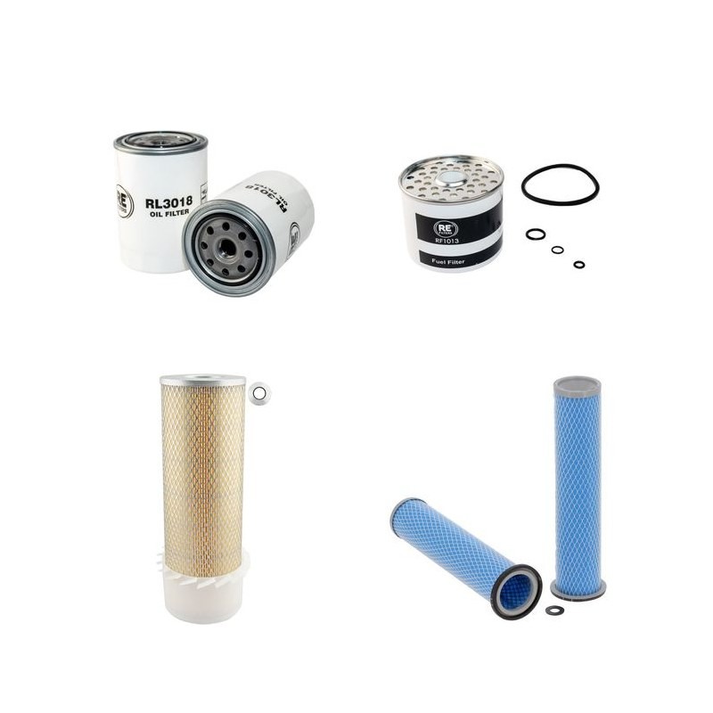 Filter Kit for JCB 530B/540B Air Oil Fuel Filters with Perkins LD50143 Engine 2772240-