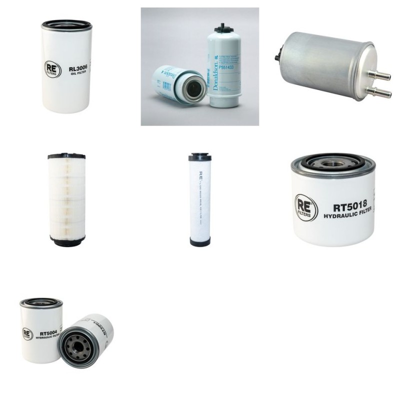 Filter Kit for JCB 531 Super Agri with Jcb 444N Engine 2008-