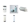 Filter Kit for JCB 531vSuper Agri Air Oil Fuel Filters with JCB 444N Engine Year 2008-