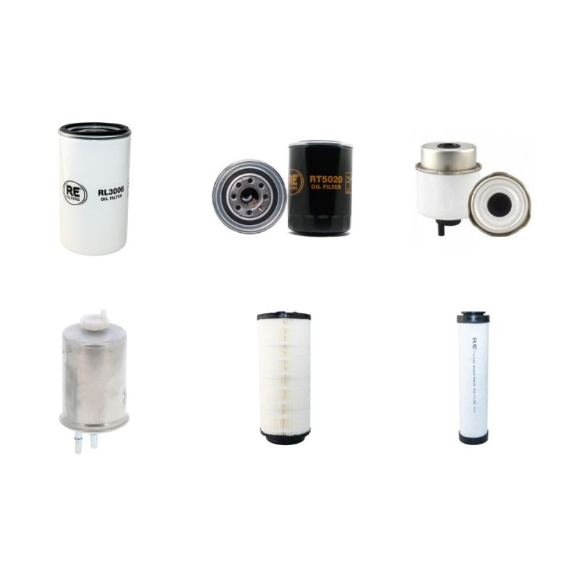 JCB 533-105 Filter Service Kit w/JCB TC63 Eng, 2011--