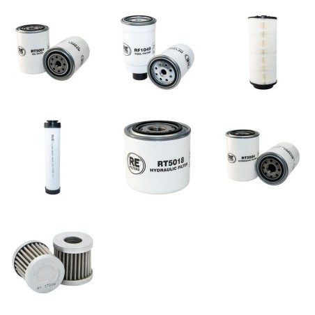 Filter Kit for JCB 533-105 with Perkins Engine, 2005--