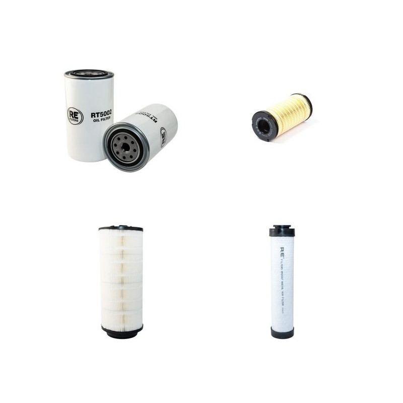 JCB 535-125 Filter Service Kit Air Oil Fuel Filters w/Perkins 404C-22T Eng.   YR  2005-