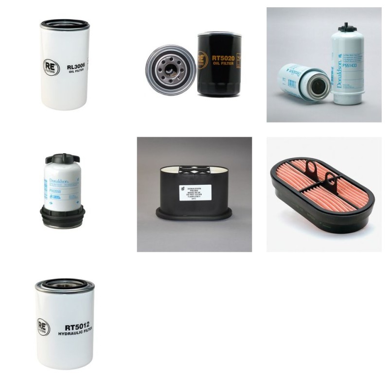 JCB 535-125 HVB Filter Service Kit w/JCB 444TA4-55L1 Eng.   YR  2013