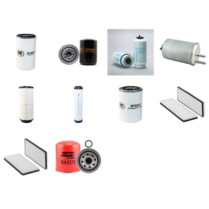 JCB 535-95 AGRI SUPER Filter Service Kit Air Oil Fuel Filters w/JCB 444TCAE97 Eng.   YR  2010-