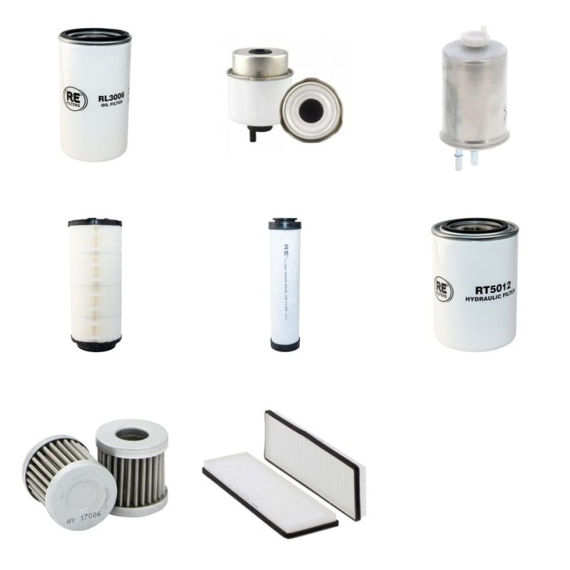 Filter Kit for JCB 536-60 with JCB Engine Year 2006-