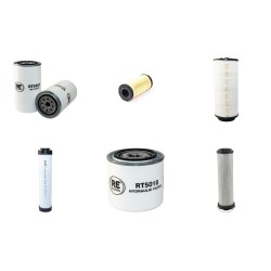 JCB 537-125 Filter Service Kit w/Perkins 404C-22 Eng. 2004-