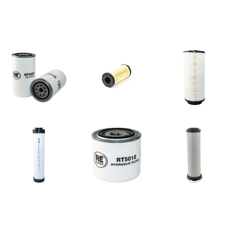 Filter Kit for JCB 537-125 with Perkins 404C-22 Engine 2004-