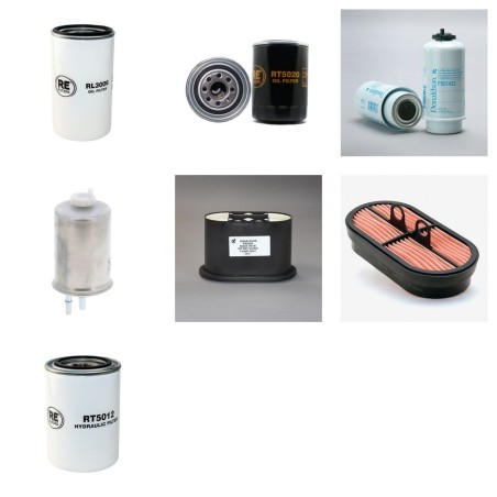 JCB 540-140 Filter Service Kit w/JCB 444TA4I81L1 Eng.   YR  2015  T4I/IIIB