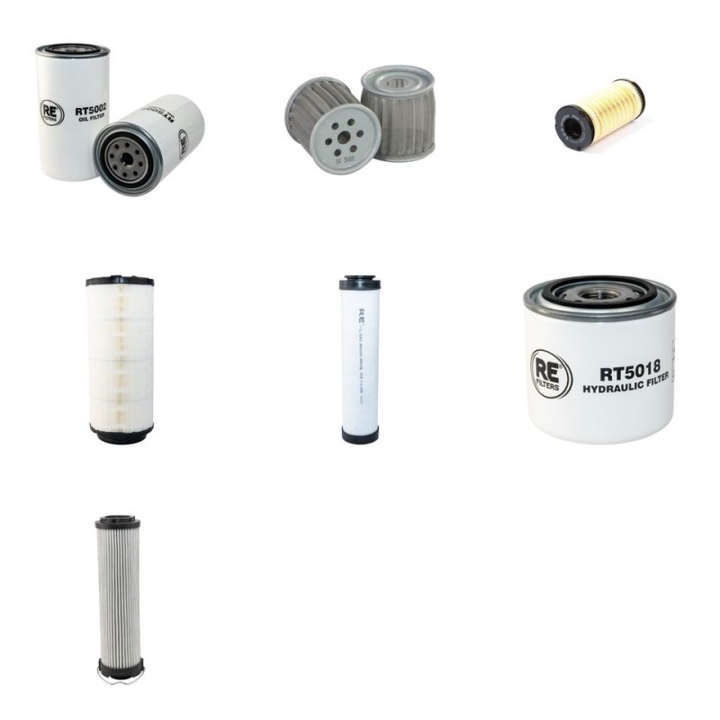 Filter Kit for JCB 540-170 with Perkins Engine Year 2004-