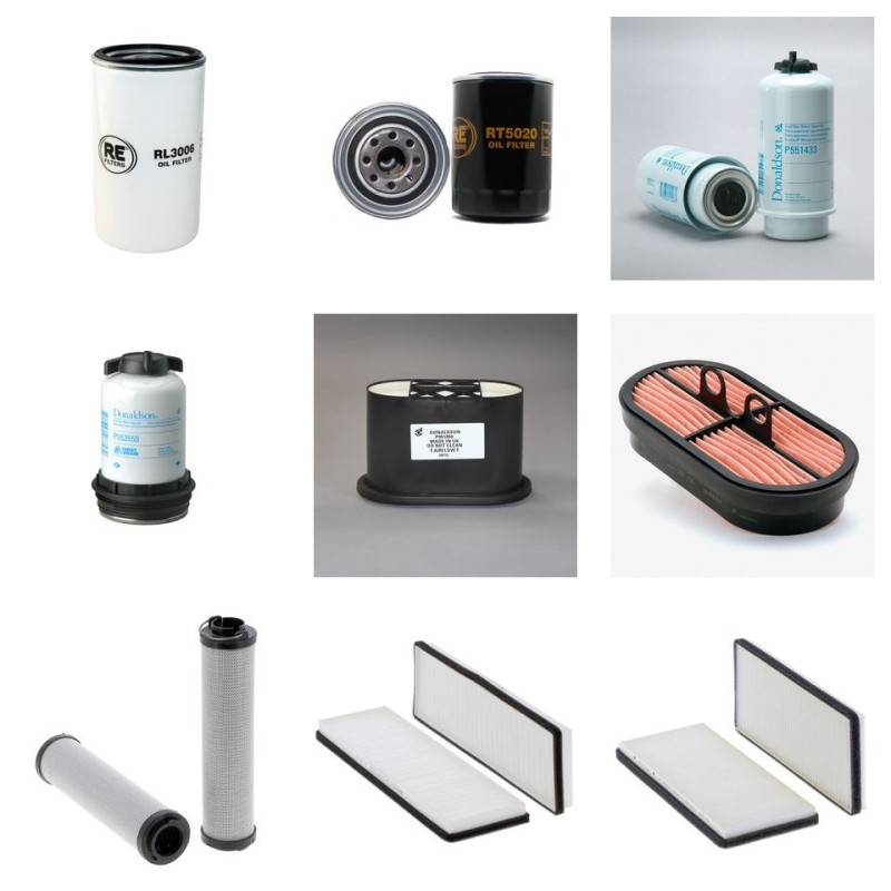 Filter Kit for JCB 540-170 with JCB 444TA4I81L1 Engine Year 2015 T4I/IIIB
