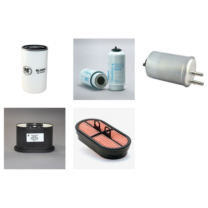 JCB 541-70 SUPER AGRI Filter Service Kit Air Oil Fuel Filters w/JCB  Eng.   YR  2015-  TIER IIIB/T4i