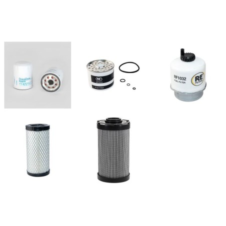 JCB 801.6 Filter Service Kit w/Perkins 103.10KD Eng.   YR  2005-