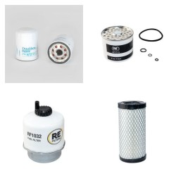 JCB 801.6 Filter Service Kit Air Oil Fuel Filters with
