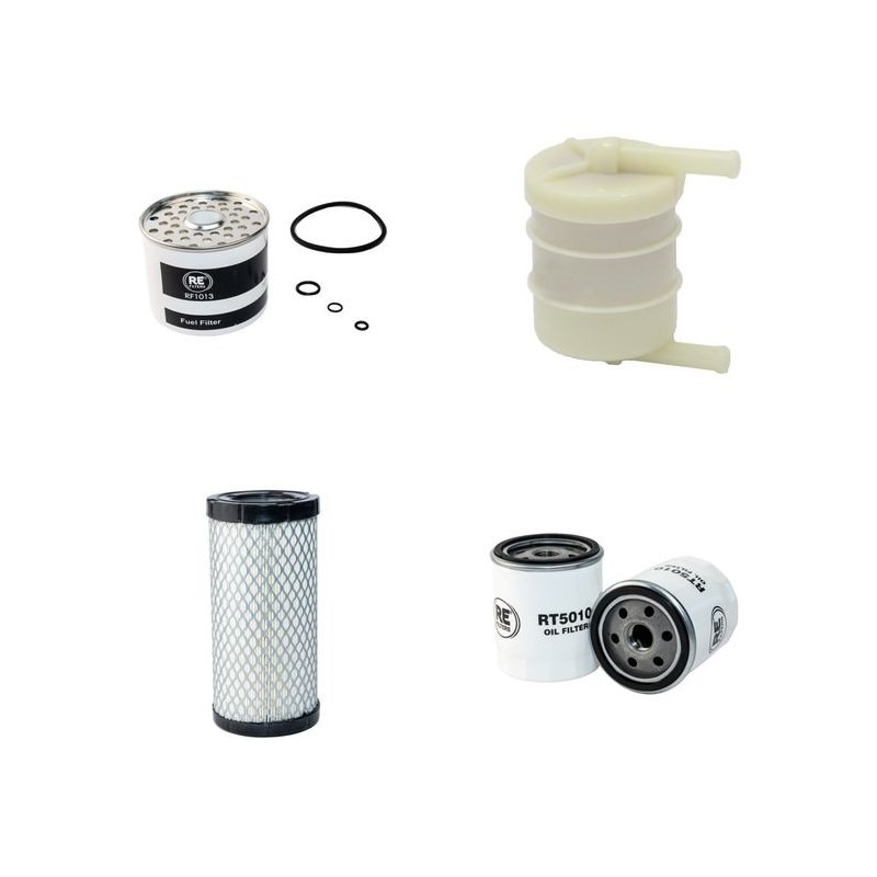 Filter Kit for JCB 8010CTS with Perkins 403D Engine Air, Oil, Fuel Filters