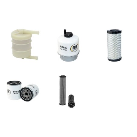 JCB 8014 Filter Service Kit w/Perkins 7H3XL1 Eng.   YR  2010-