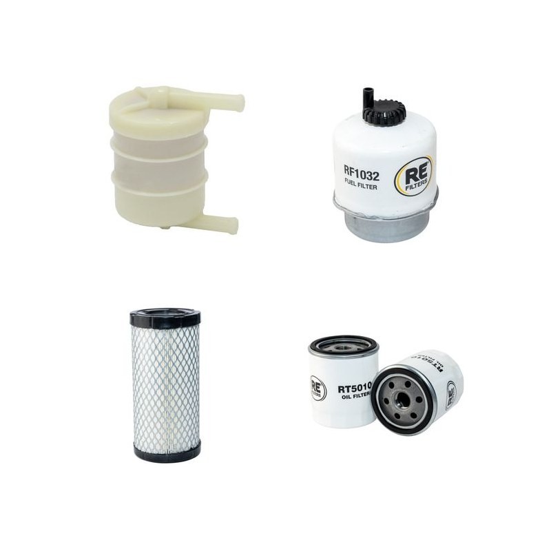 JCB 8014 Filter Service Kit Air Oil Fuel Filters w/Perkins 7H3XL1 Eng.   YR  2010-