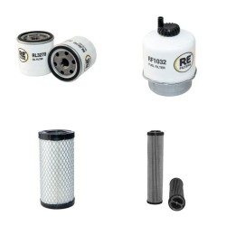 JCB 8014X Filter Service Kit w/Perkins 7H3Xl1 Eng. 2007-