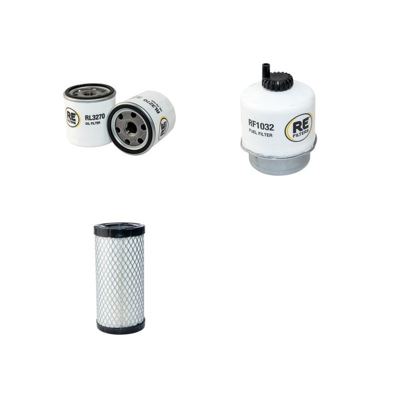 JCB 8014 X Filter Service Kit Air Oil Fuel Filters w/Perkins 7H3XL1 Eng.   YR  2007-