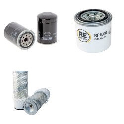 JCB 802 Filter Service Kit Air Oil Fuel Filters with Kubota