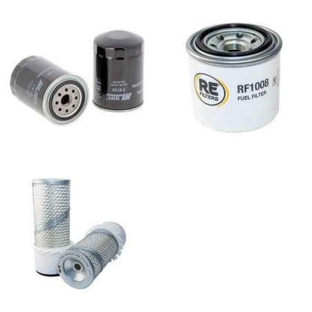 Filter Kit for JCB 802 Air Oil Fuel Filters with Kubota Engine