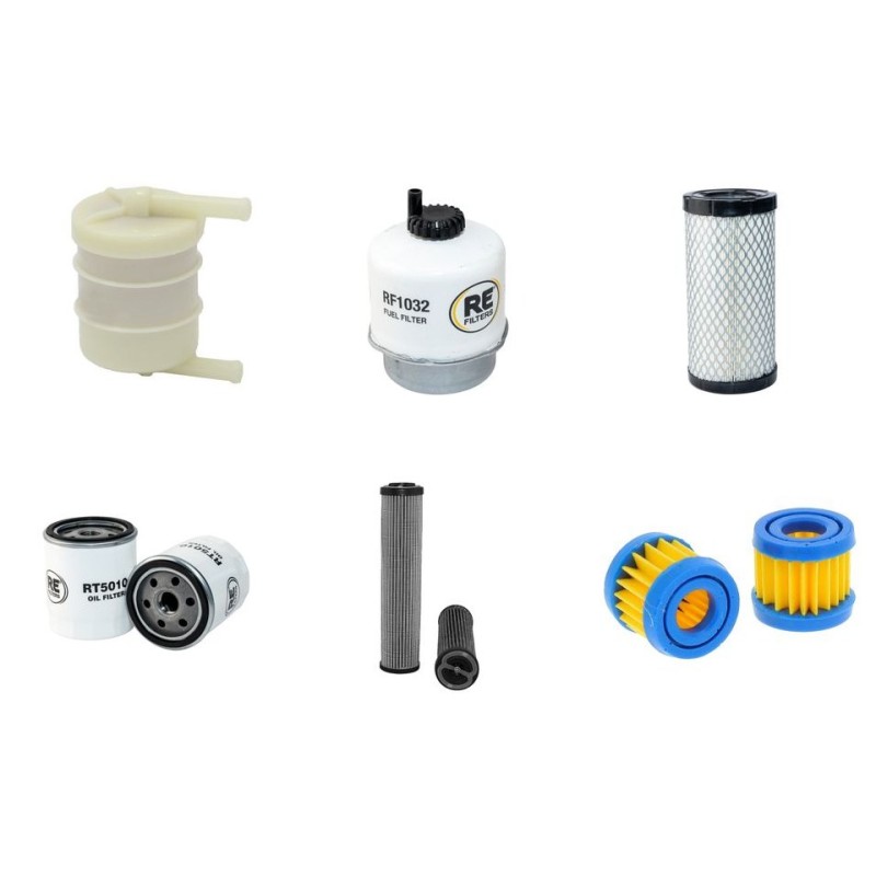 JCB 8020 CAB Filter Service Kit w/Perkins  Eng.   YR  2011-