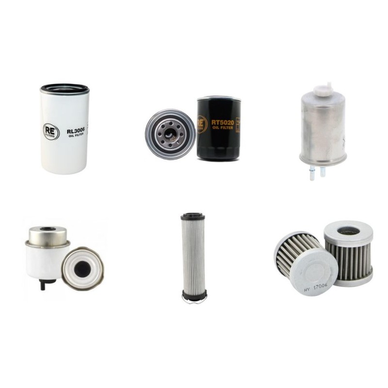 JCB 8020 CTS Filter Service Kit w/JCB  Eng.   YR  2011-