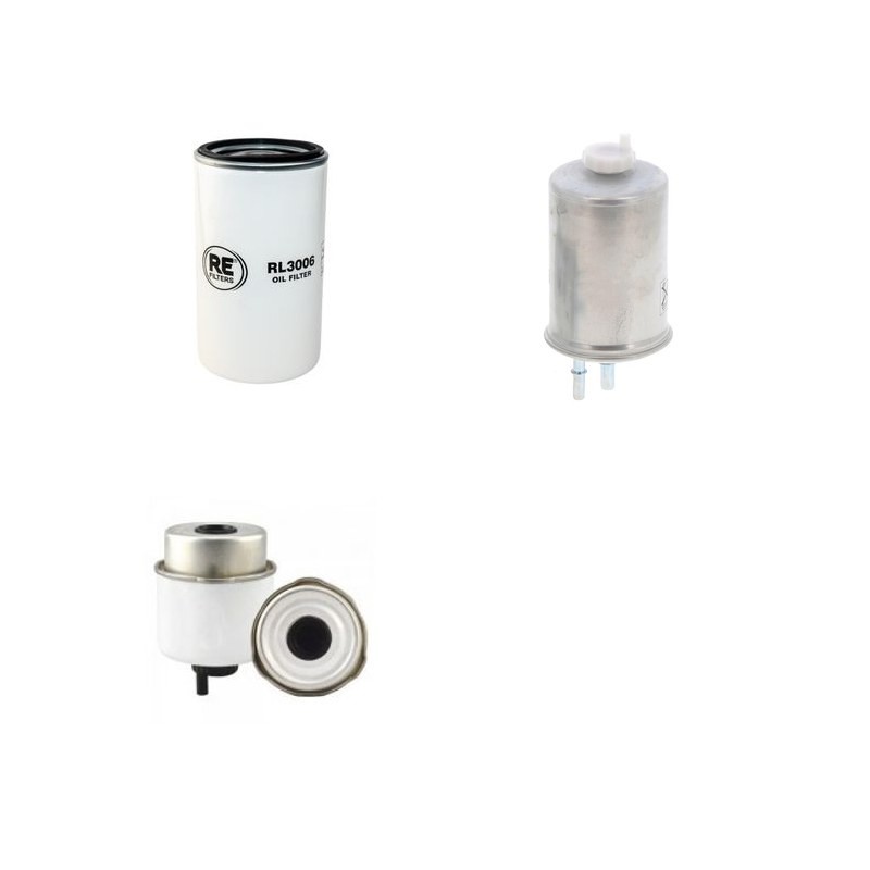 JCB 8020 CTS Filter Service Kit Air Oil Fuel Filters w/JCB  Eng.   YR  2011-