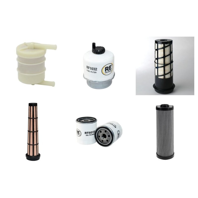 Filter Kit for JCB 8025 with Perkins BH3XL2 Engine Year 2011-
