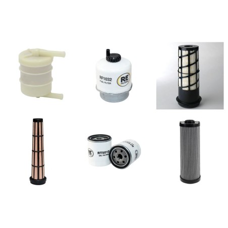 Filter Kit for JCB 8025 with Perkins BH3XL2 Engine Year 2011-