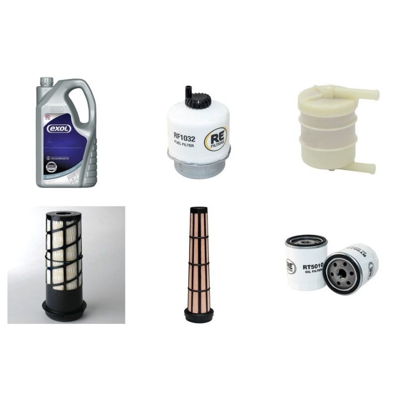 JCB 8026 CTS Engine Filter & Lubricant Service Kit