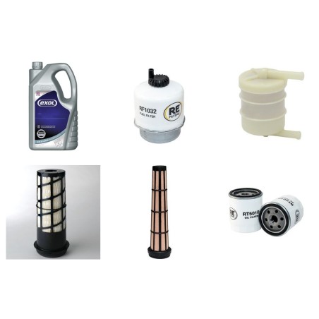 JCB 8026 CTS Engine Filter & Lubricant Service Kit