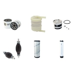 JCB 8027ZTS Filter Service Kit w/Perkins HL50837U Eng. YR