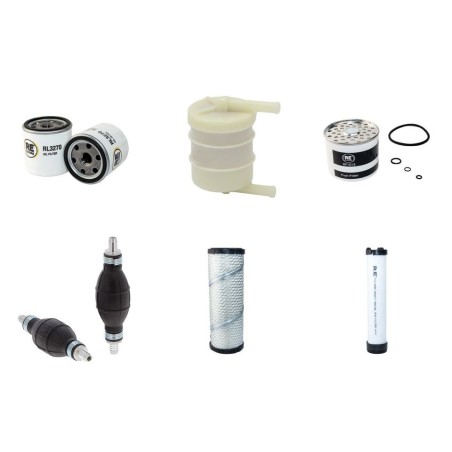 Filter Kit for JCB 8027ZTS with Perkins HL50837U Engine Year 2003-