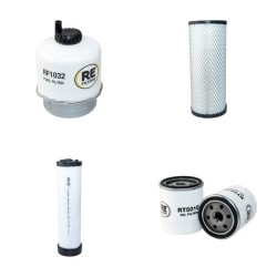 JCB 8040ZTS Filter Service Kit Air Oil Fuel Filters with JCB